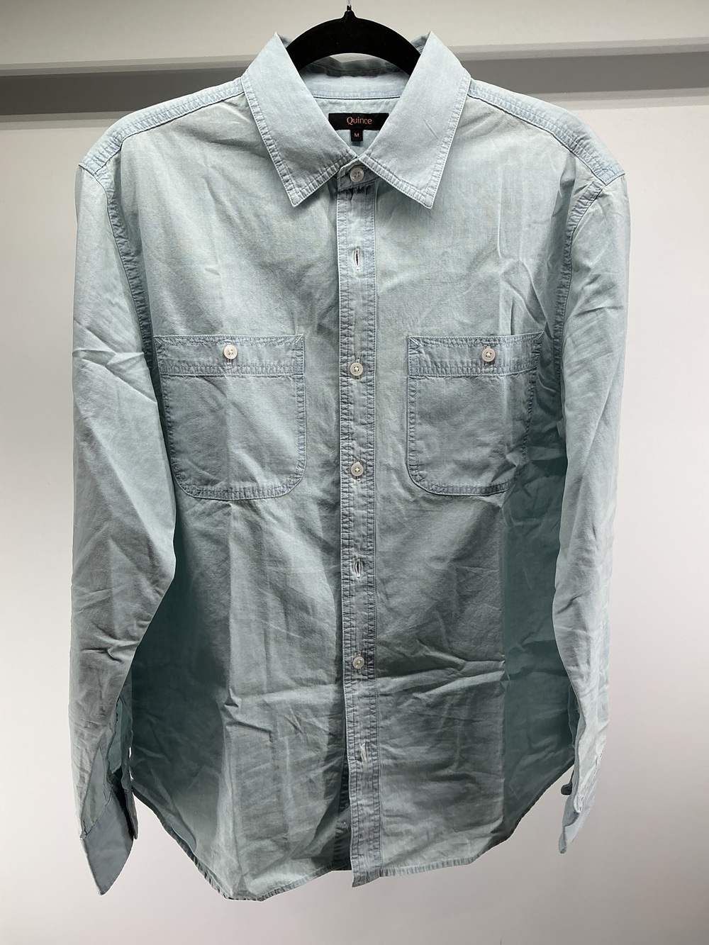 100% Organic Chambray Long Sleeve Shirt